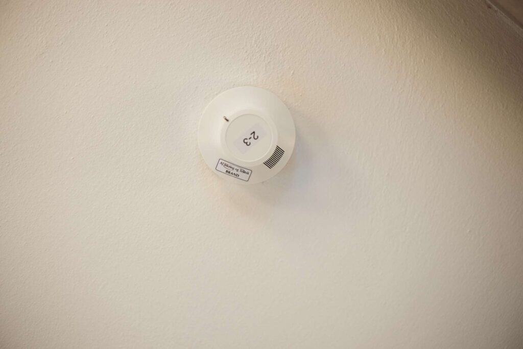 Røgdetektor til brandalarm